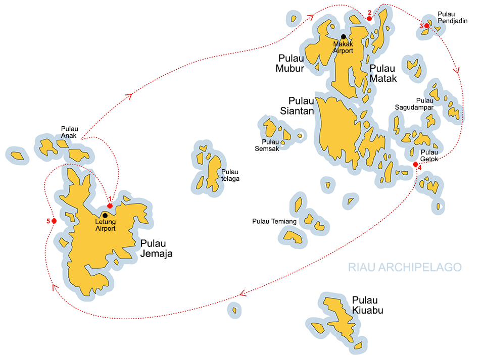 Anambas Islands map